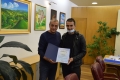 Кметът Илко Стоянов връчи грамоти от  Евро фолк 2021” на две фолклорни групи и техните ръководители