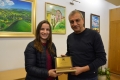 Кметът Илко Стоянов посрещна световния шампион по борба Биляна Дудова в кабинета си