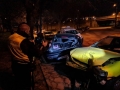 Жена помете три автомобила при зрелищна катастрофа в Благоевград тази нощ! (Снимки)