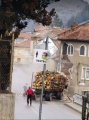 Ремарке на камион се вряза в къща в Белица