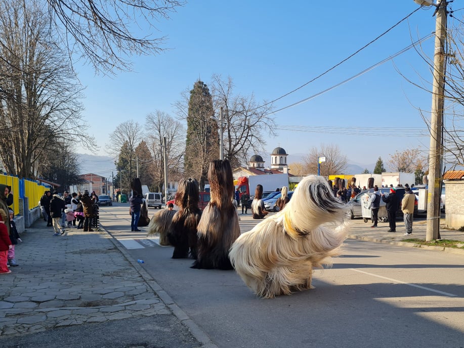 Традиционно на 14 януари! Кукерите от благоевградския кв. "Струмско" отбелязват "Стара Сурва"