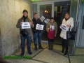Гражданско движение ДНЕС запали свещи в знак на протест  срещу произвола на банките в Благоевград