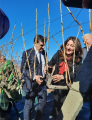 Американската посланичка Херо Мустафа заряза лозята в община Струмяни и видя Боговете на виното