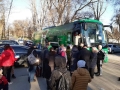 Автобусът на ФК  Пирин се прибира към Благоевград с потърпевши от войната в Украйна