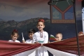 Пъстър пролетен празник сътвориха децата от детските градини в община Симитли на единствения по рода си фестивал  Детски усмивки