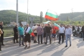 Над 200 души излязоха на протест заради Покровнишкия мост, блокираха движението на АМ  Струма” и кръгово кръстовище на изхода от Благоевград към с. Зелен дол