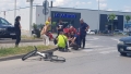 Инцидент в Благоевград: Автомобил помете дете на колело на пешеходната пътека при магазин Кауфланд