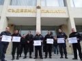 Служители на Съдебна охрана в Благоевград излизат на протест