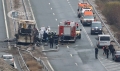 Повторен оглед на мястото на катастрофата с македонски автобус на Струма