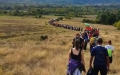 Стотици се включиха в традиционния поход по пътя на Самуиловите войници в Петричко