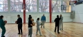 Лица с увреждания, потребители на социални услуги в Благоевград с тренировки по баскетбол в обновената спортна зала в СК  Пирин