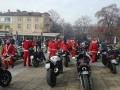 Дядо Коледовци на мотори обикалят благоевградските улици