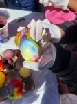Деца боядисваха великденски яйца в Белица
