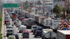 Натоварен трафик в Гърция, забранено е движението на камиони