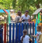 Над 60 доброволци обновиха детски площадки в Благоевград
