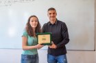 Футболист номер 1 на България Кирил Десподов връчи стипендия на свое име в родното си училище в град Кресна