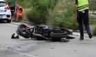 Мерцедес помете моторист в Петрич