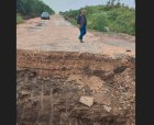 Няма край: Откъснат е път във Видинско, река излезе от коритото СНИМКИ