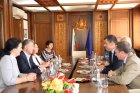 Кметът на Банско Иван Кадев на работна среща с посланика на Косово