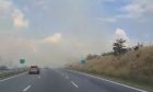Лек автомобил изгоря на АМ Струма край Дупница