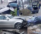 Внимание шофьори! Тежка верижна катастрофа на ул Рокфелер в Петрич