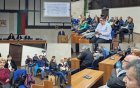 Политици и будни граждани взеха участие в публичното обсъждане на намерението на Община Благоевград за нов заем от 14,5 млн. лв
