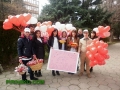 Младежката организация на ДПС направи атрактивна акция с картички и балони в Деня на влюбените в Благоевград