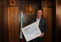 Кметът на Банско Георги Икономов отпразнува рождения си ден заедно с администрацията си