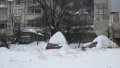 Намериха се двата изчезнали автомобила на дупнишката болница, затрупани със сняг в столичен квартал