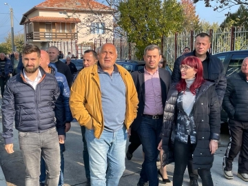 Бойко Борисов на посещение в Хаджидимово