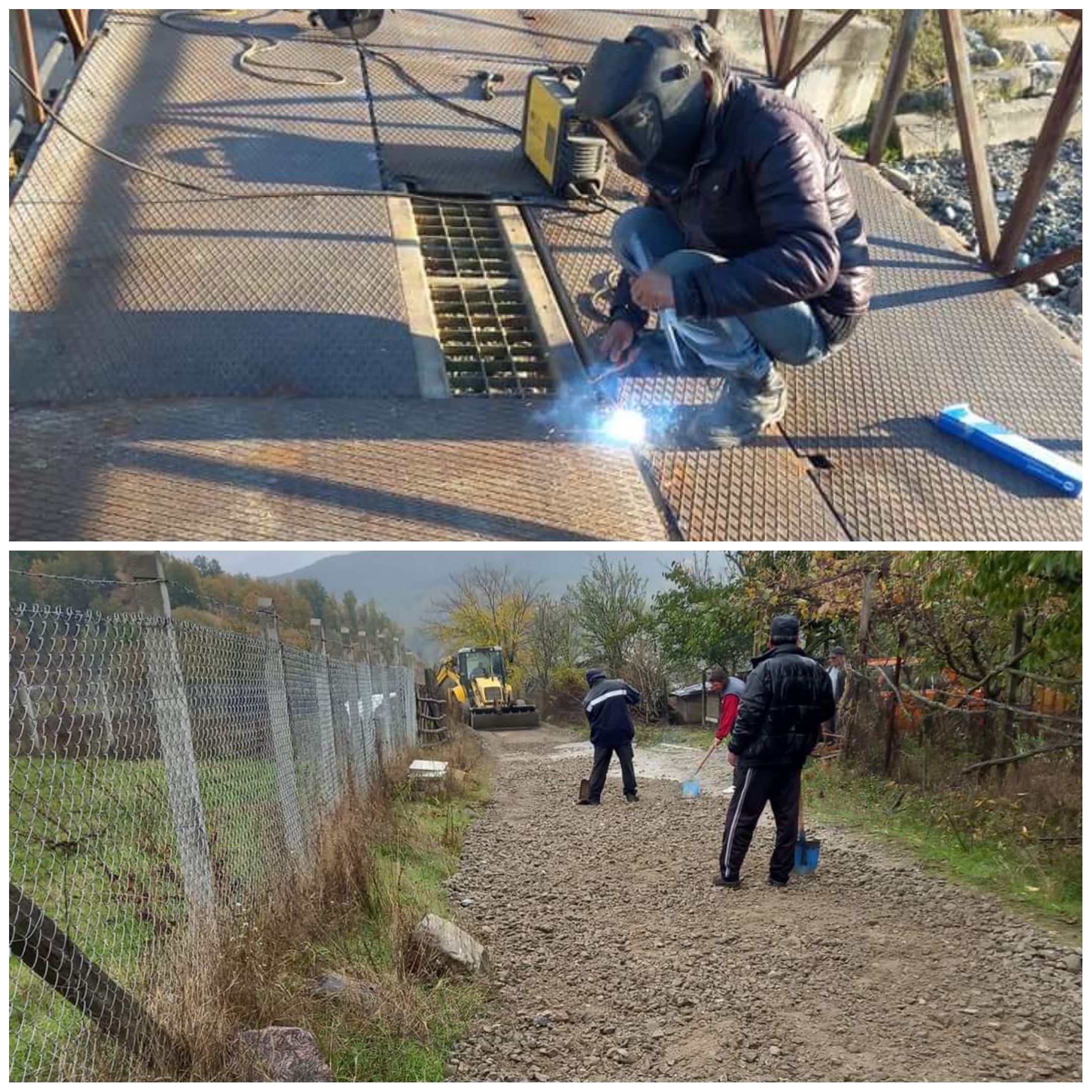 Село за пример! Кметът Веселин Топузов и жители на с. Полена ремонтираха моста и пътя до гробищния парк