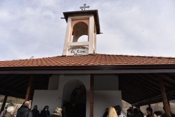 Почетоха Св. Мина в едноименния параклис в Косячката махала на кв.  Ораново