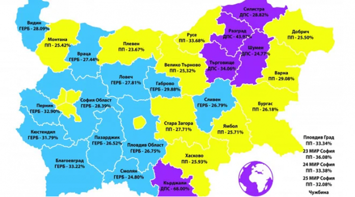 Поделиха си България: 14 области за  Продължаваме промяната , 13 за ГЕРБ