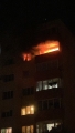 Голям пожар в благоевградския квартал Струмско! Гори апартамент на 7 - ия етаж в жилищен блок!