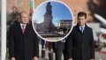 150 години от рождението на Гоце Делчев: Президентът Румен Радев и премиерът Кирил Петков се включиха в тържественото факелно шествие в Благоевград
