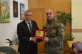 Кметът на Благоевград Илко Стоянов връчи почетен знак на редник Марио Пейчев