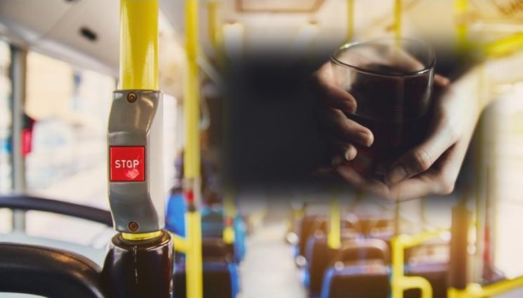 Пияна пътничка се потроши в автобус, спрял на червено