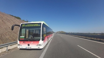 Автошествие в Благоевград, камиони блокираха АМ  Струма  на входа на града