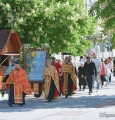 Литийно шествие с чудотворната икона на Света Богородица в Сандански