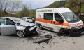 Двама пострадаха при катастрофа между линейка и  Фиат  на пътя Симитли - Банско