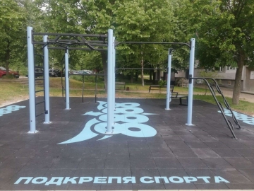 Йордан Йовчев официално открива новоизградената спортна площадка в кв.  Грамада  в Благоевград