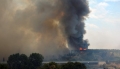 Голям пожар до Казанлък, бензиностанция е на метри от огъня