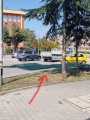Камион сгромоляса необезопасения си товар върху такси в Благоевград
