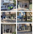Пиян шофьор се вряза с автомобила си във витрината на магазин за мебели в Благоевград /Снимки/