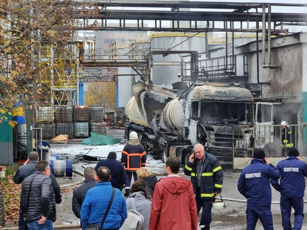 Цистерна се взриви до граничния пункт „Дунав мост”: Има загинал
