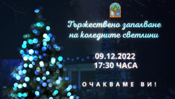 Коледната елха в Симитли грейва тази вечер