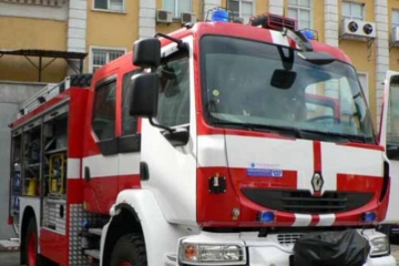 Мини Купър  горя в Сандански