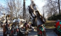 200 кукери гонят злото в Борисовата градина