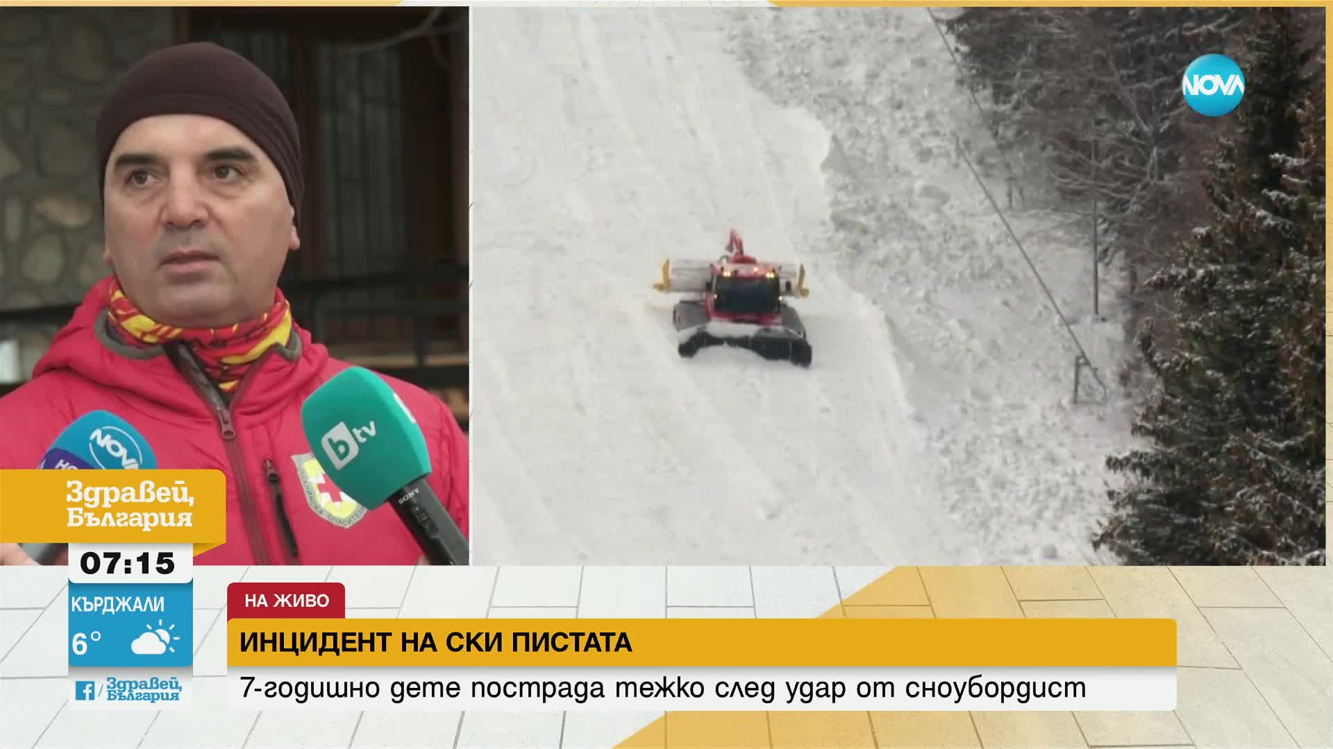 Планински спасител: Блъснатото дете на ски писта си беше глътнало езика и не дишаше