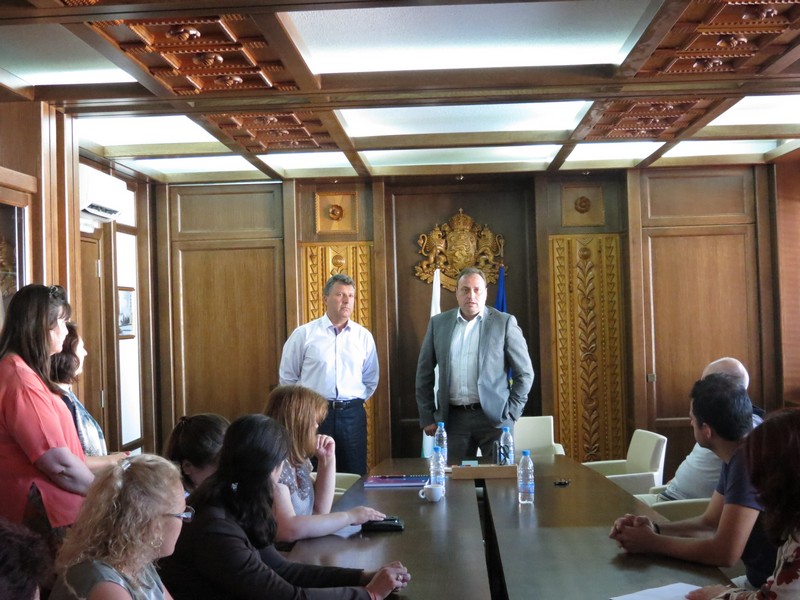 Кметът на Банско Георги Икономов представи новия секретар на общината